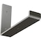 Ekena Millwork Steel Hanging Shelf Bracket, Stainless Steel 2"W x 10"D x 6 1/2"H BKTM02X10X06HSSS - alternate 1